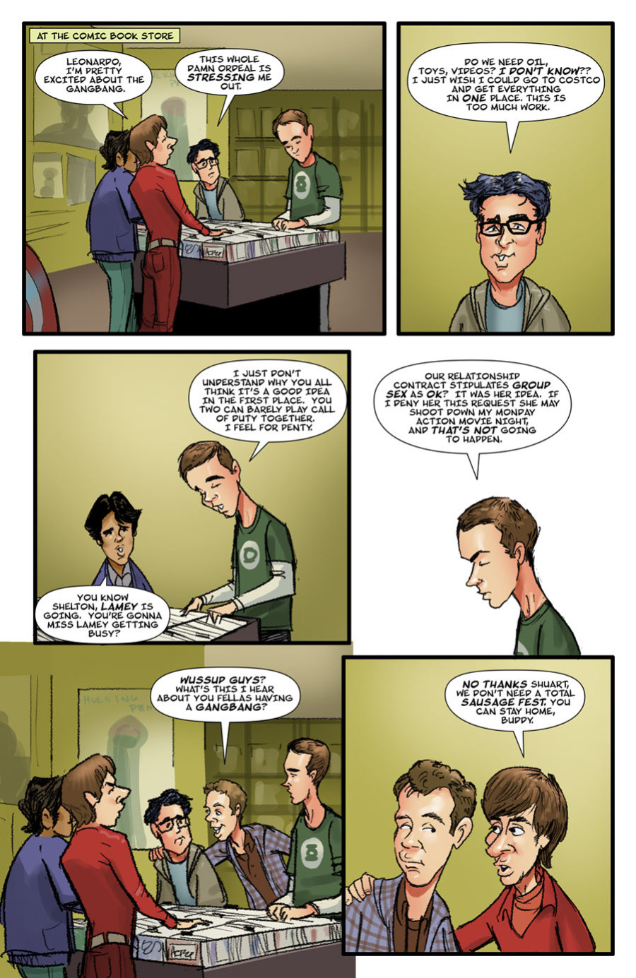 the big gang bang theory (english)