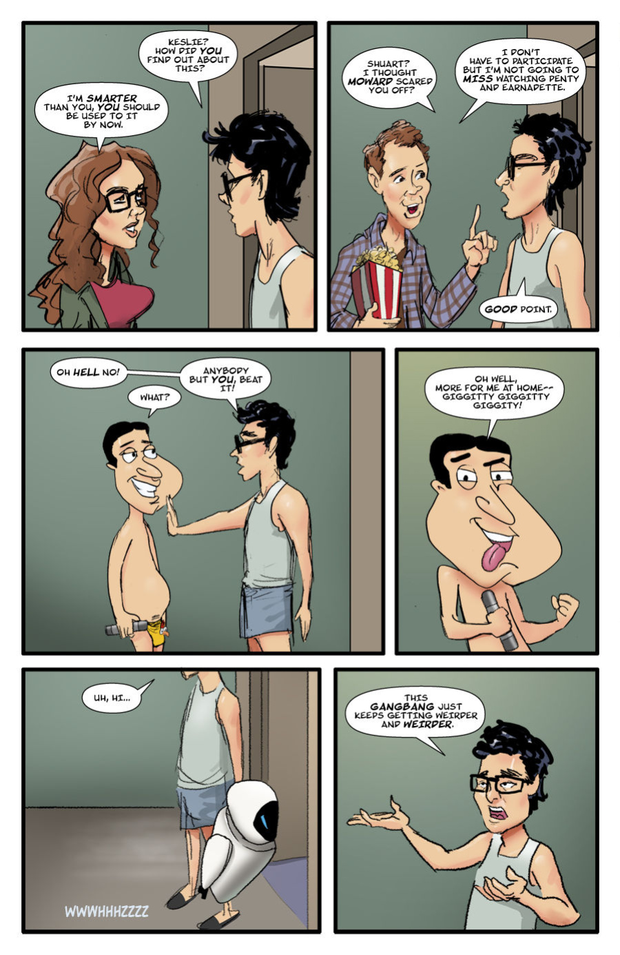 the big gang bang theory (english)