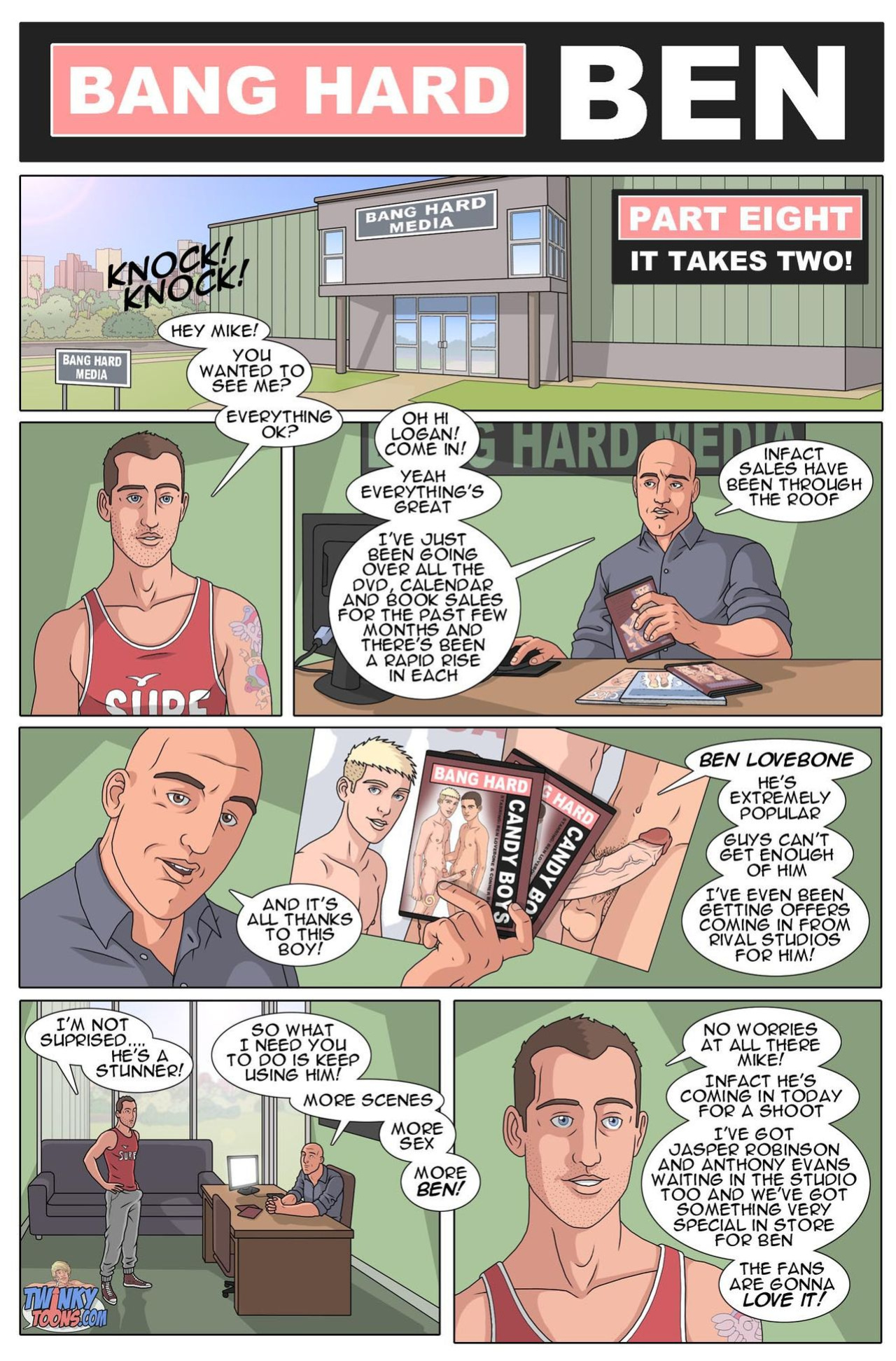 Bang Hard Ben - Parts 6-10 [Twinks] [Gay] [Patrick Fillion] [Class Comics] [Studs] [Hunks]