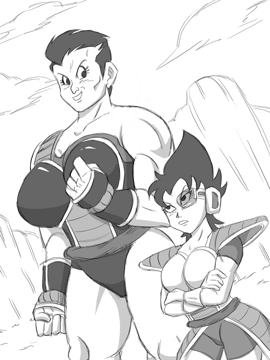 [Funsexydragonball] Girlgeta and Boxer (Dragon Ball Z)