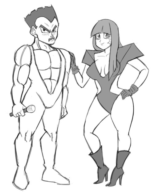 [Funsexydragonball] Girlgeta and Boxer (Dragon Ball Z)