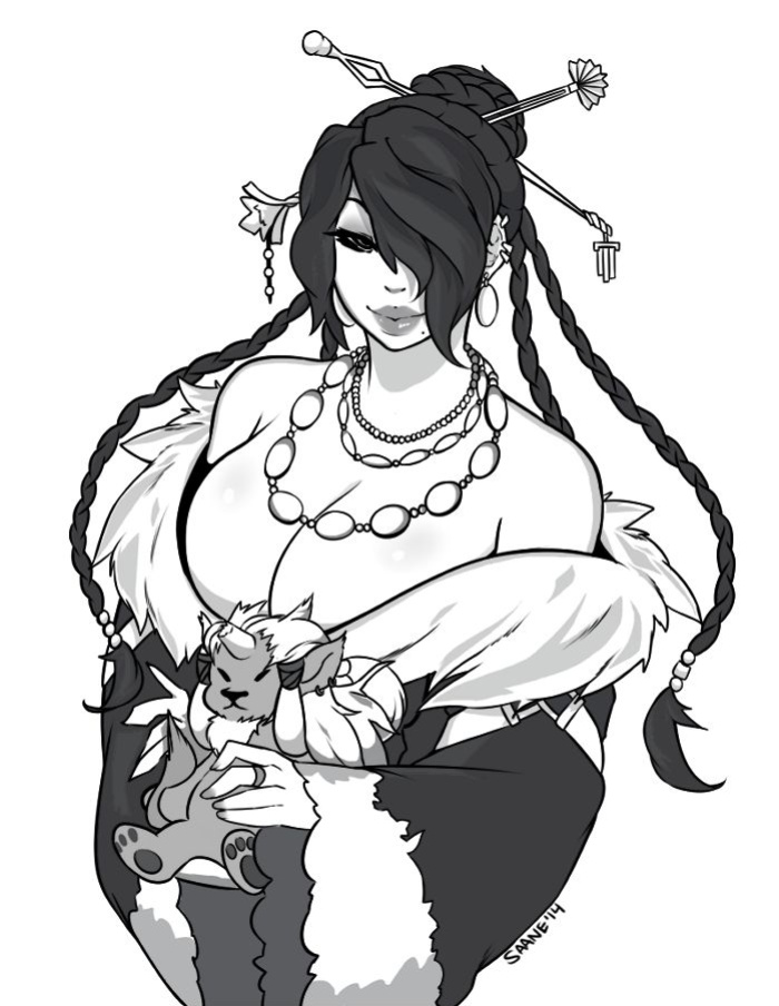 (Kelvin Poma) Lulu x Kimahri (Final Fantasy X)