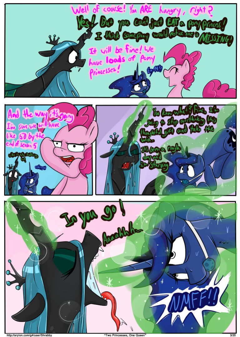 [Shrabby] Two Princesses, One Queen (My Little Pony Friendship is Magic)