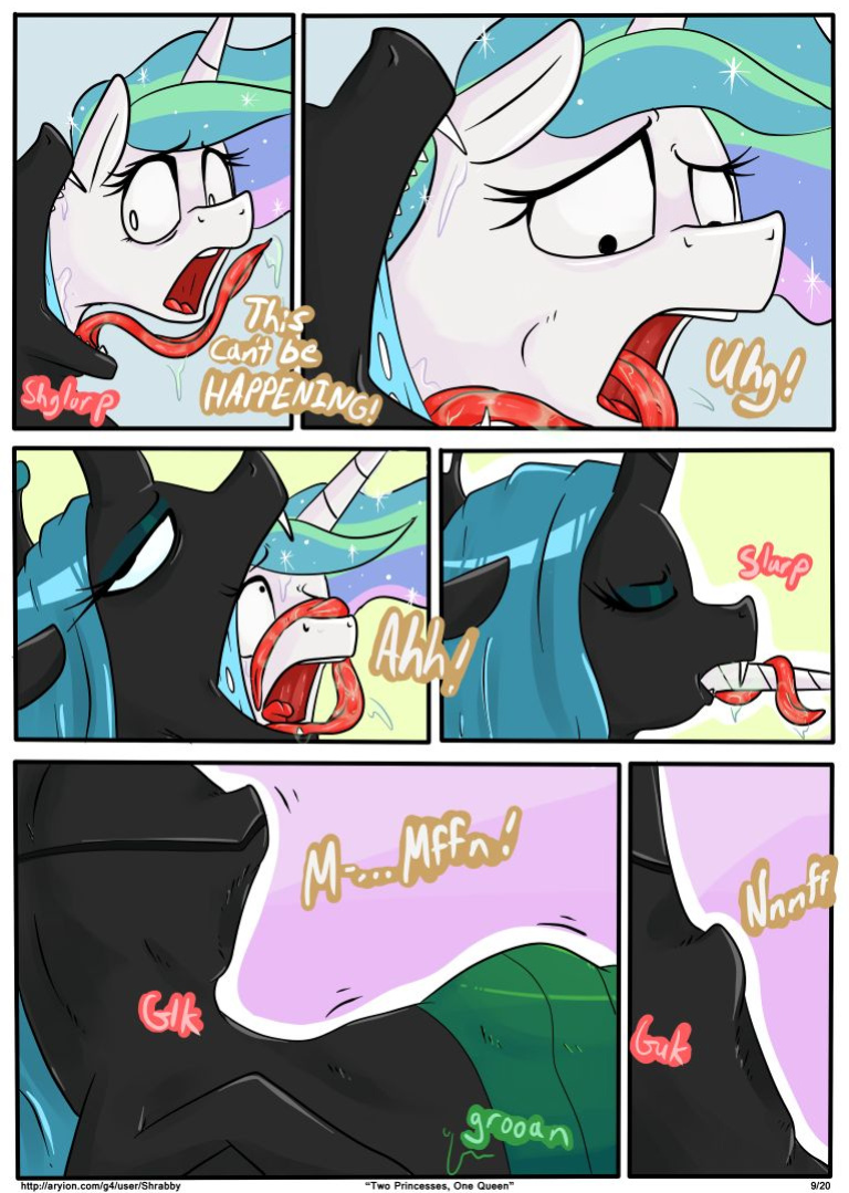[Shrabby] Two Princesses, One Queen (My Little Pony Friendship is Magic)