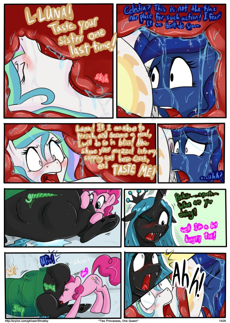 [Shrabby] Two Princesses, One Queen (My Little Pony Friendship is Magic)