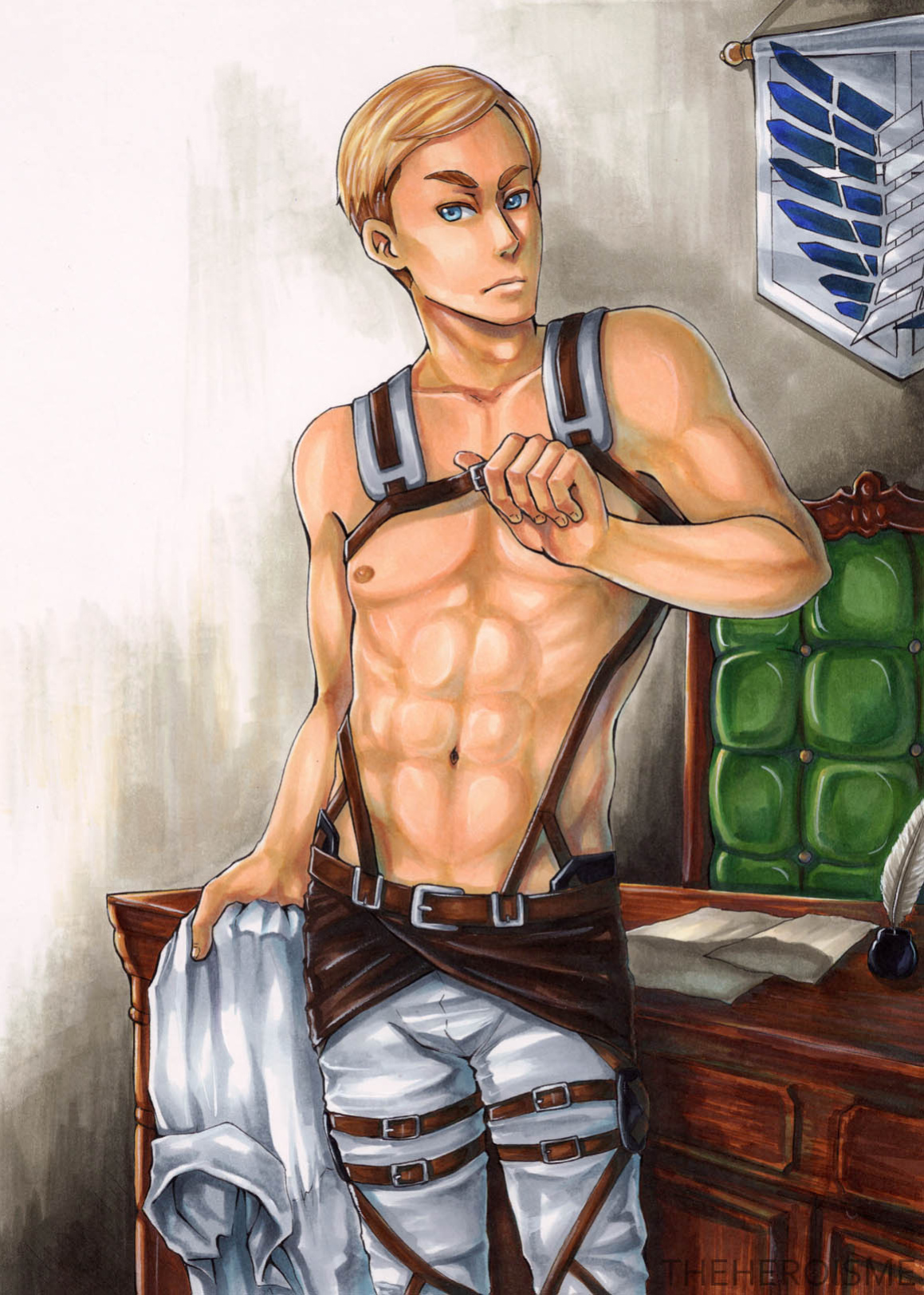 Shingeki no Kyojin Hentai Art by Theheroisme