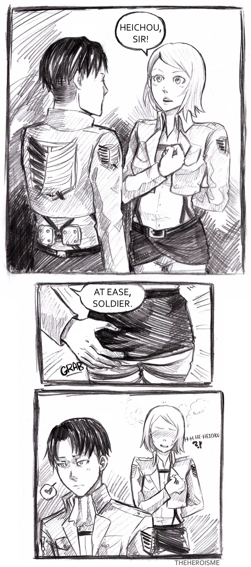 Shingeki no Kyojin Hentai Art by Theheroisme