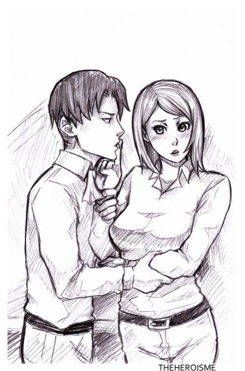Shingeki no Kyojin Hentai Art by Theheroisme