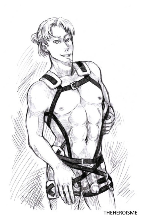 Shingeki no Kyojin Hentai Art by Theheroisme