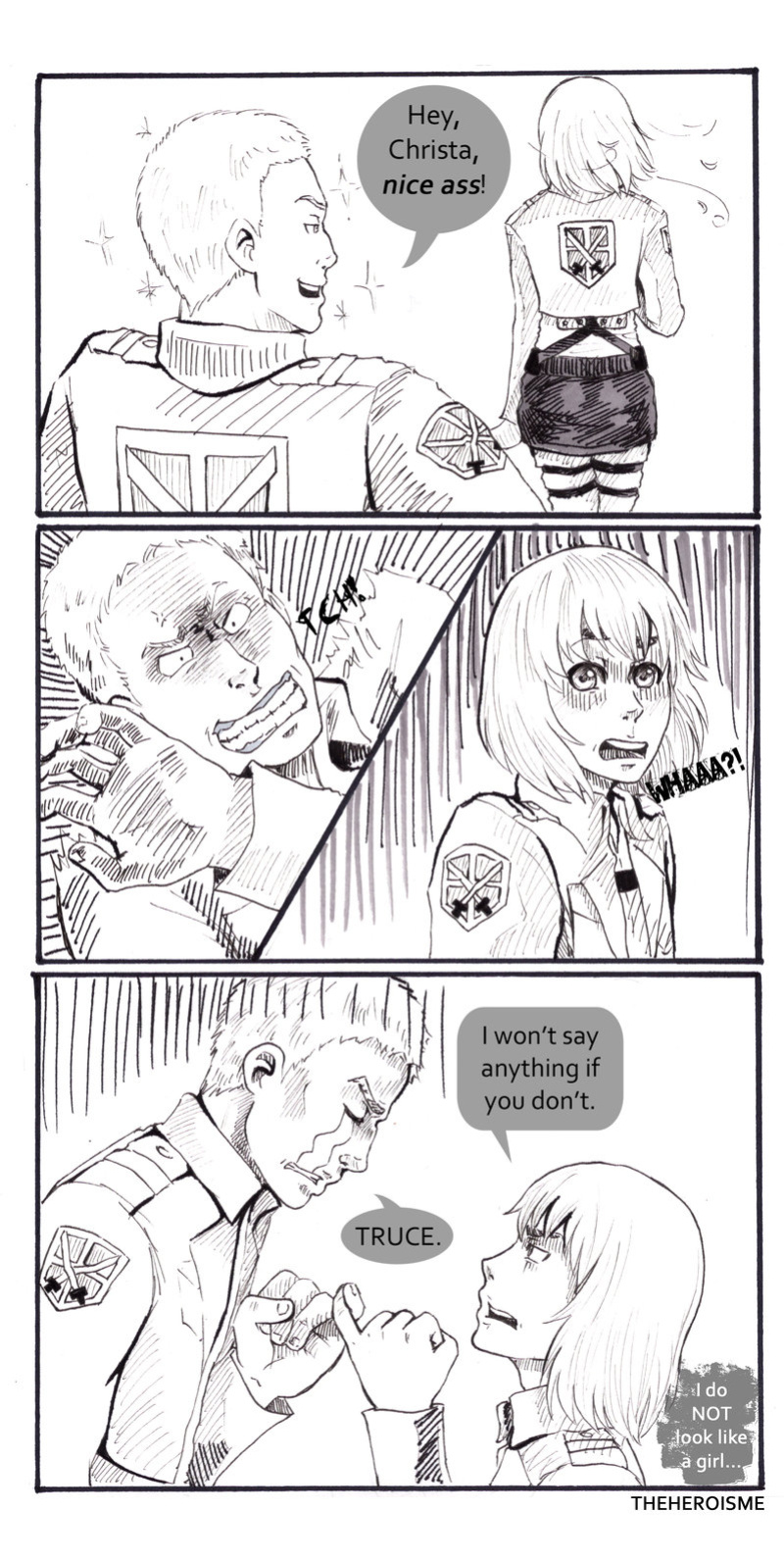 Shingeki no Kyojin Hentai Art by Theheroisme