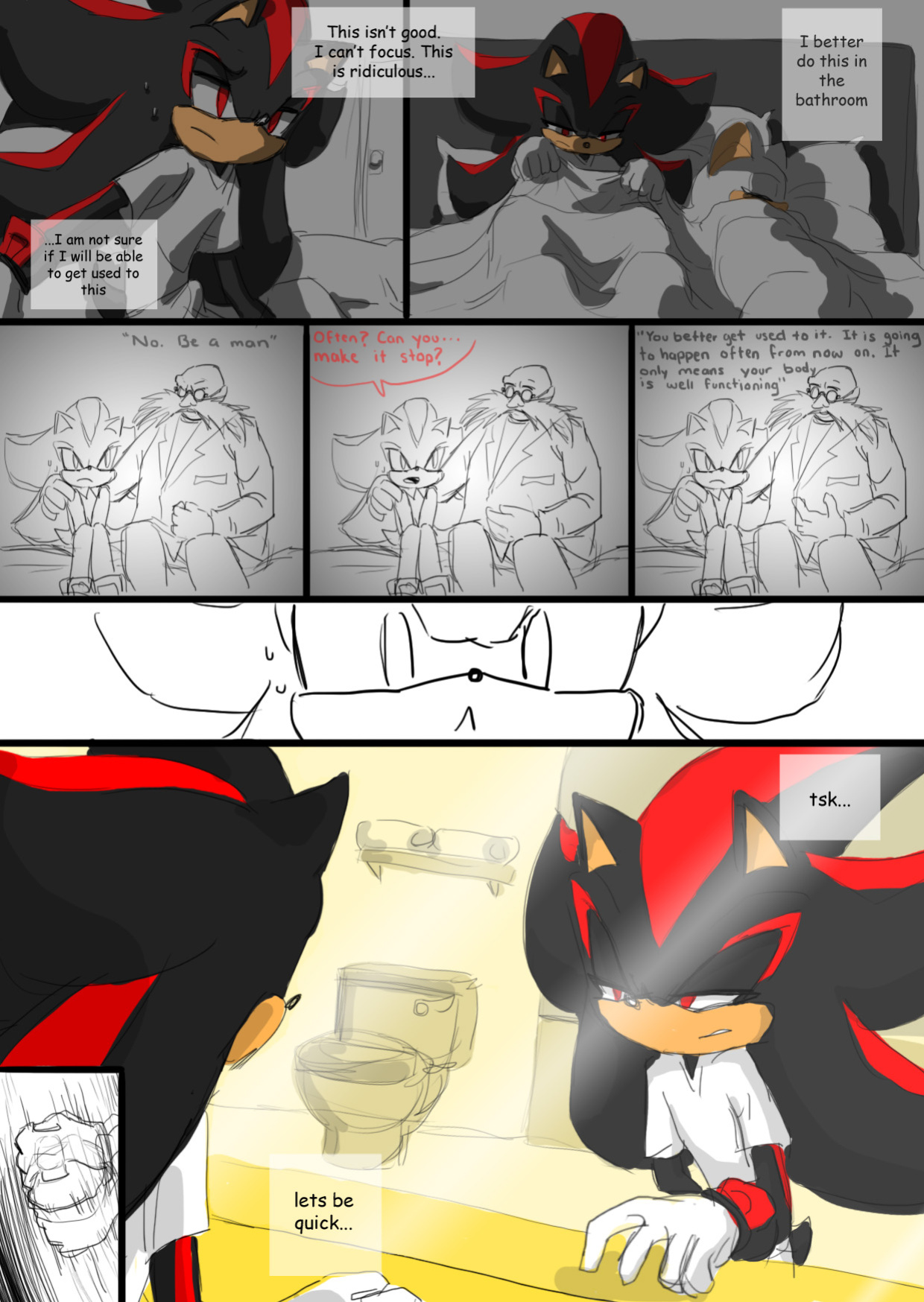 [SonicCake] Shadow's Stuff (Sonic the Hedgehog)
