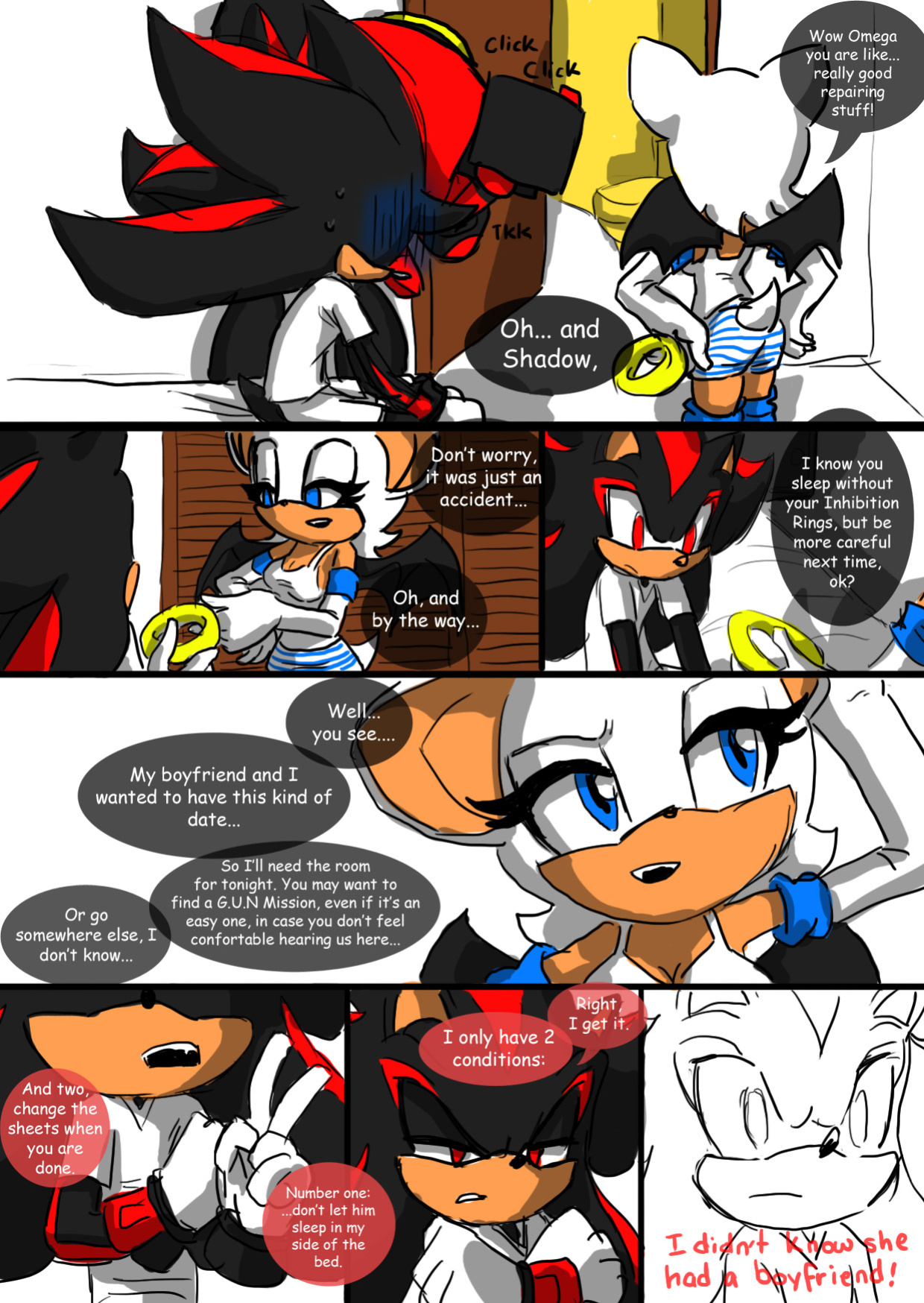 [SonicCake] Shadow's Stuff (Sonic the Hedgehog)