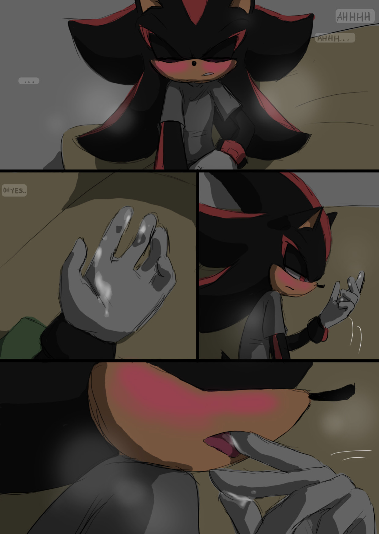 [SonicCake] Shadow's Stuff (Sonic the Hedgehog)