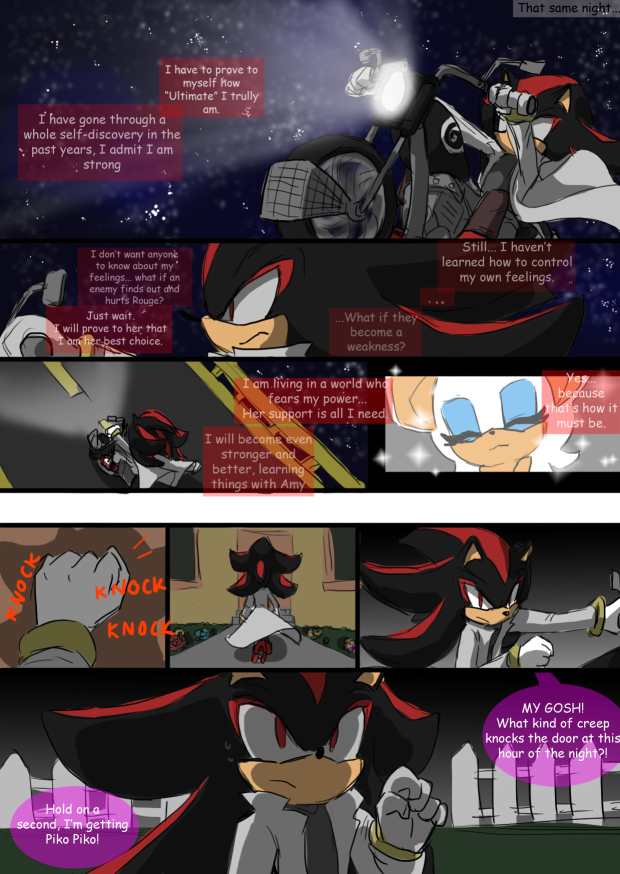 [SonicCake] Shadow's Stuff (Sonic the Hedgehog)