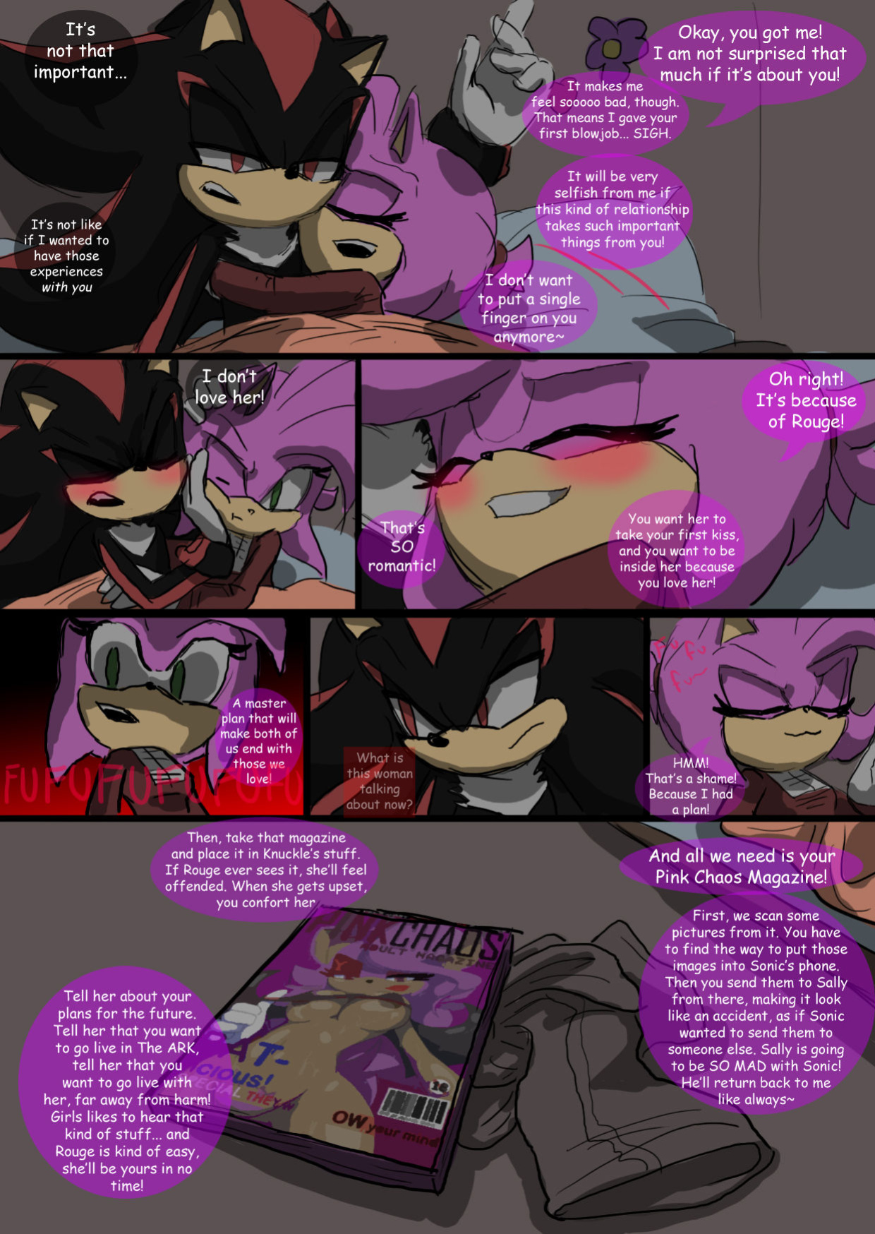 [SonicCake] Shadow's Stuff (Sonic the Hedgehog)