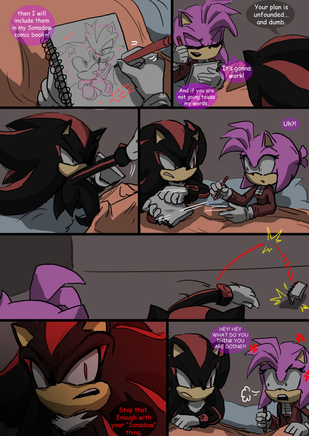 [SonicCake] Shadow's Stuff (Sonic the Hedgehog)
