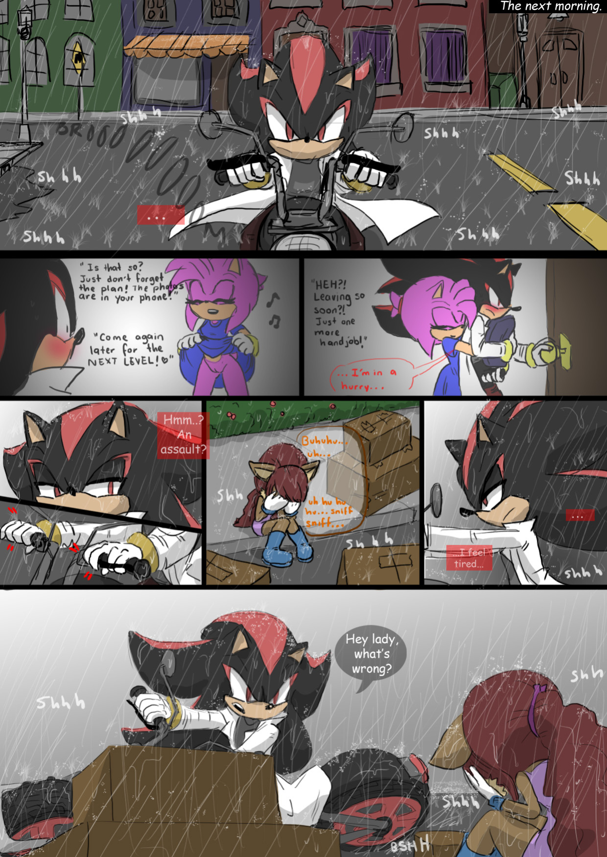 [SonicCake] Shadow's Stuff (Sonic the Hedgehog)