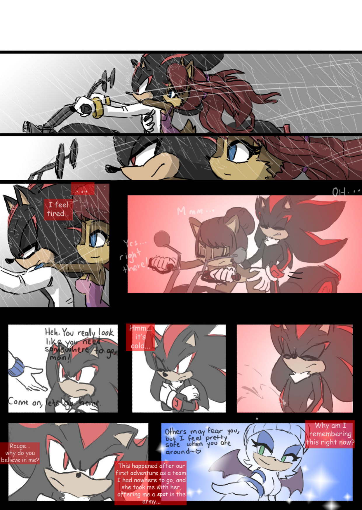 [SonicCake] Shadow's Stuff (Sonic the Hedgehog)