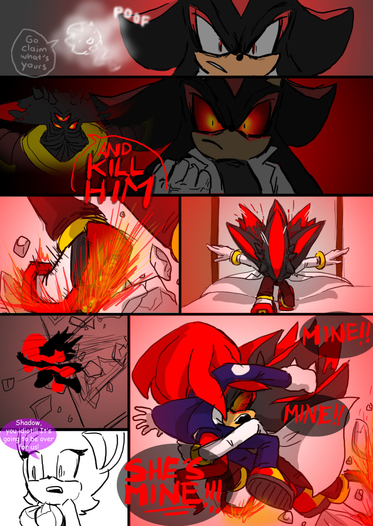 [SonicCake] Shadow's Stuff (Sonic the Hedgehog)