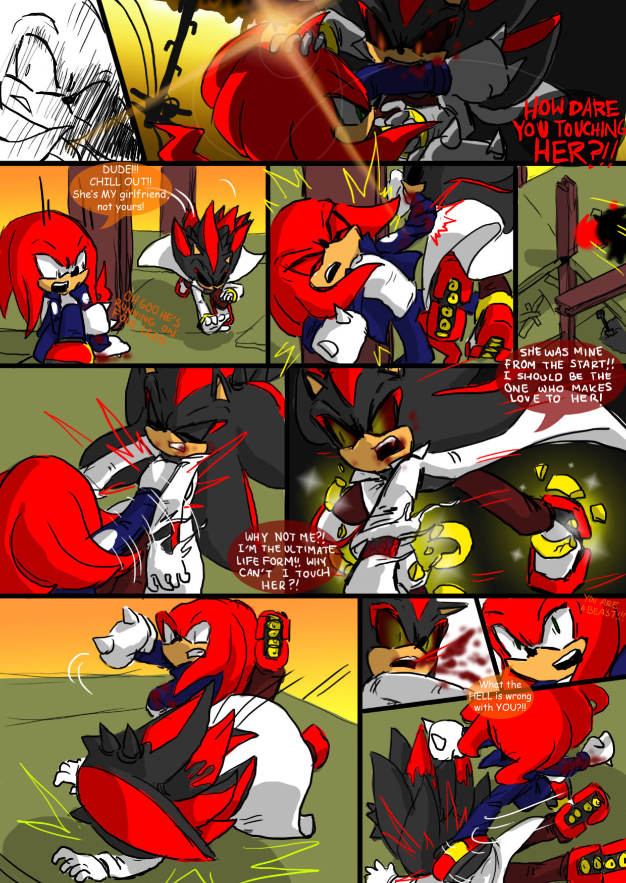 [SonicCake] Shadow's Stuff (Sonic the Hedgehog)