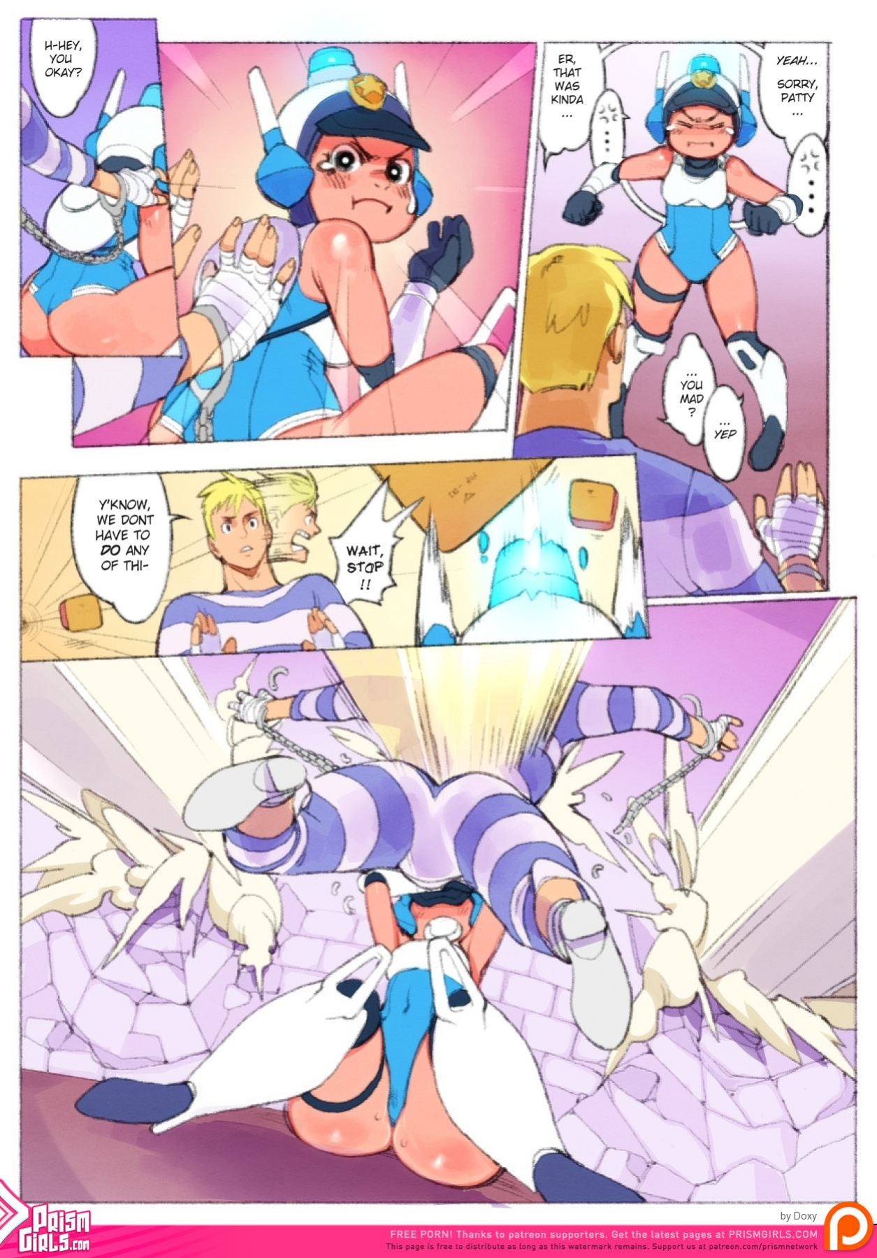 [Prism Girls (brekkist)] Mighty Love Switch (Mighty Switch Force!, Final Fight)