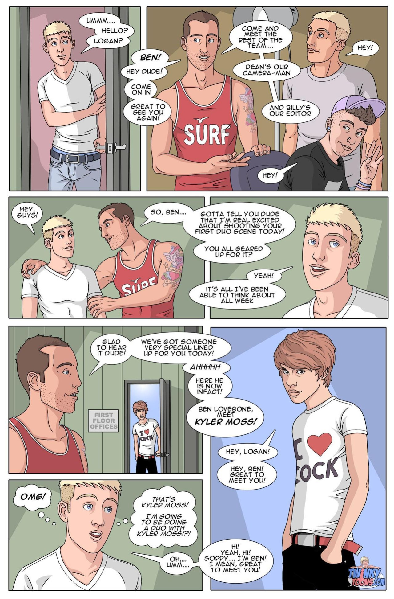 Bang Hard Ben - Parts 1-5 [Twinks] [Gay] [Patrick Fillion] [Class Comics] [Studs] [Hunks]