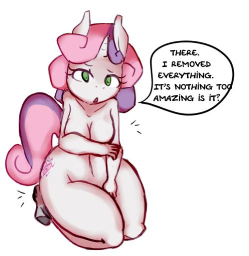 (Somescrub) Ask Nudist Sweetie Belle