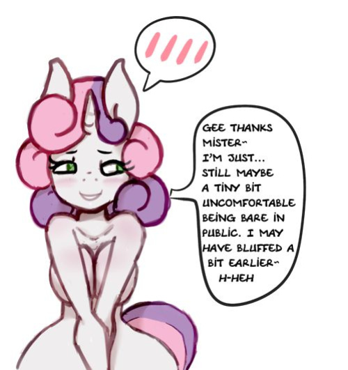 (Somescrub) Ask Nudist Sweetie Belle
