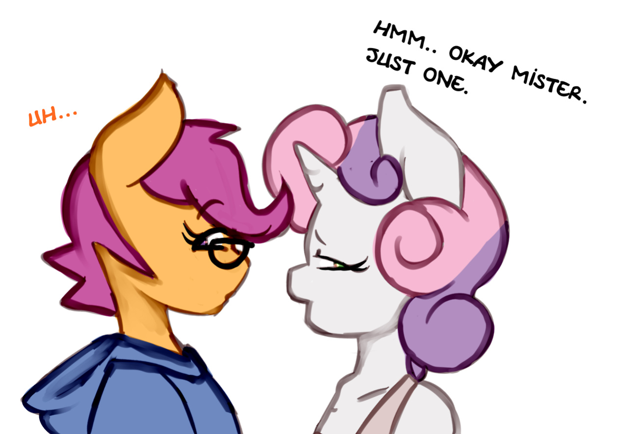(Somescrub) Ask Nudist Sweetie Belle