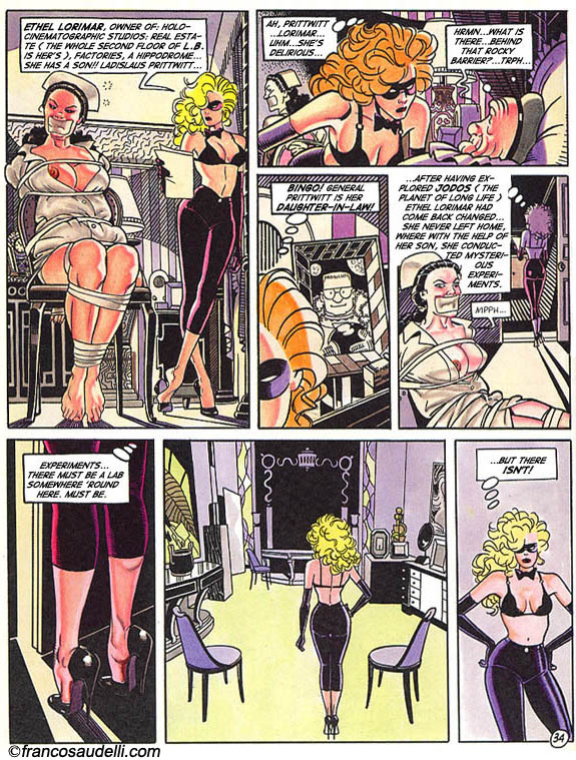 [Franco Saudelli] Blonde Bondage Palace T1-3 color