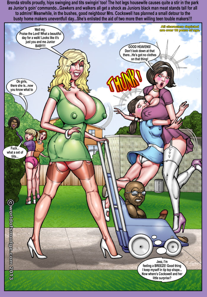 [Smudge] Big Tit Brenda - Junior Johnson Buggy Ride!