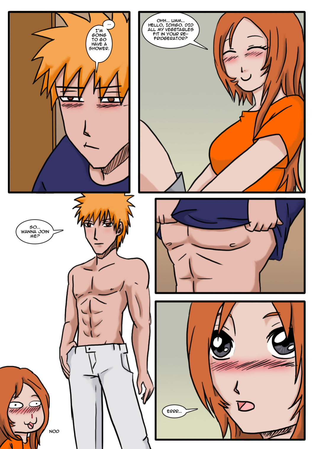 [Matt wilson] (bleach) IchiHime - Second Night [color R.O.D.]