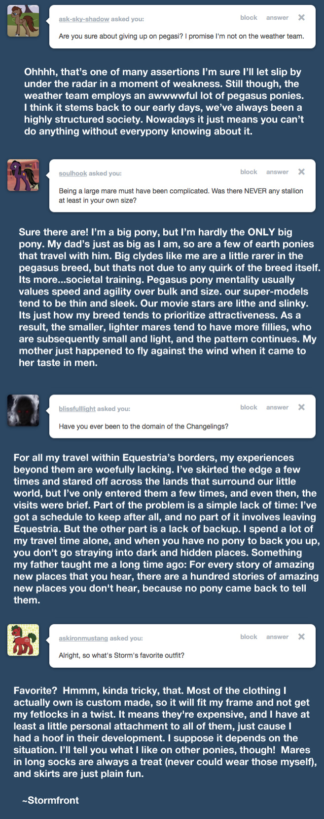 [sevartz] Stories from the front