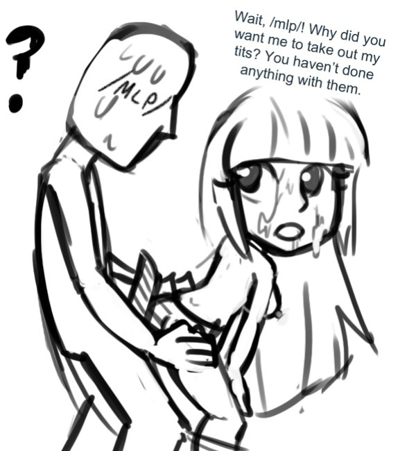 [livesmutanon] MLP - Equestria Girl (B&W)
