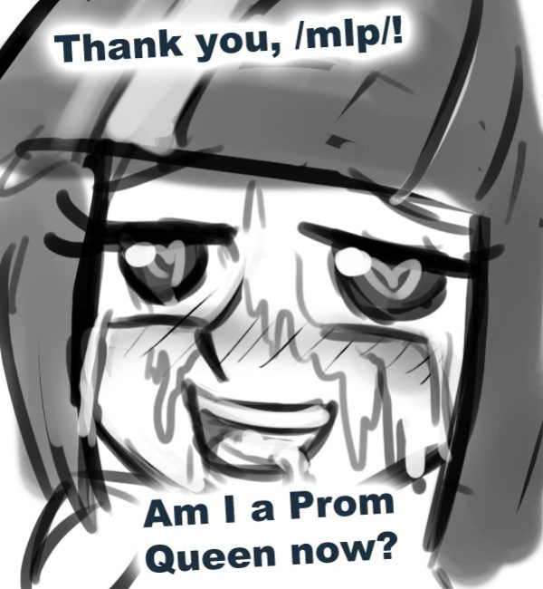 [livesmutanon] MLP - Equestria Girl (B&W)