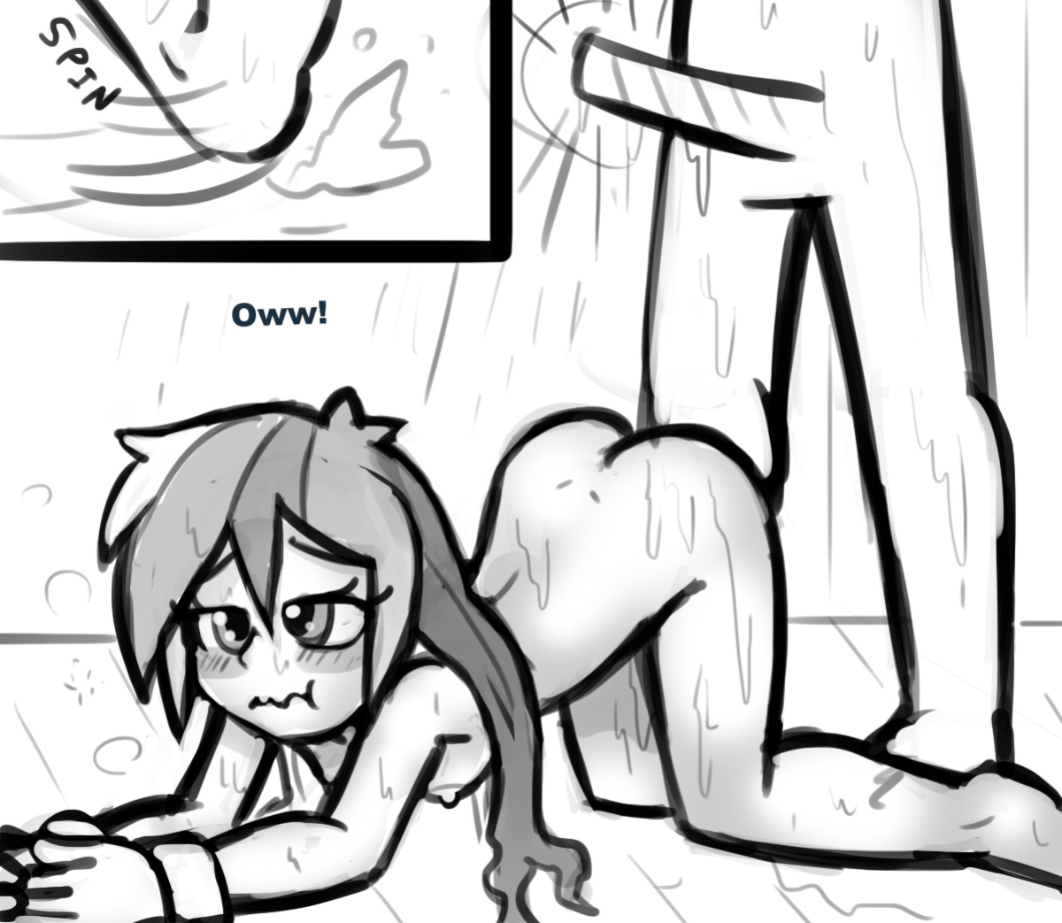 [livesmutanon] MLP - Equestria Girl (B&W)