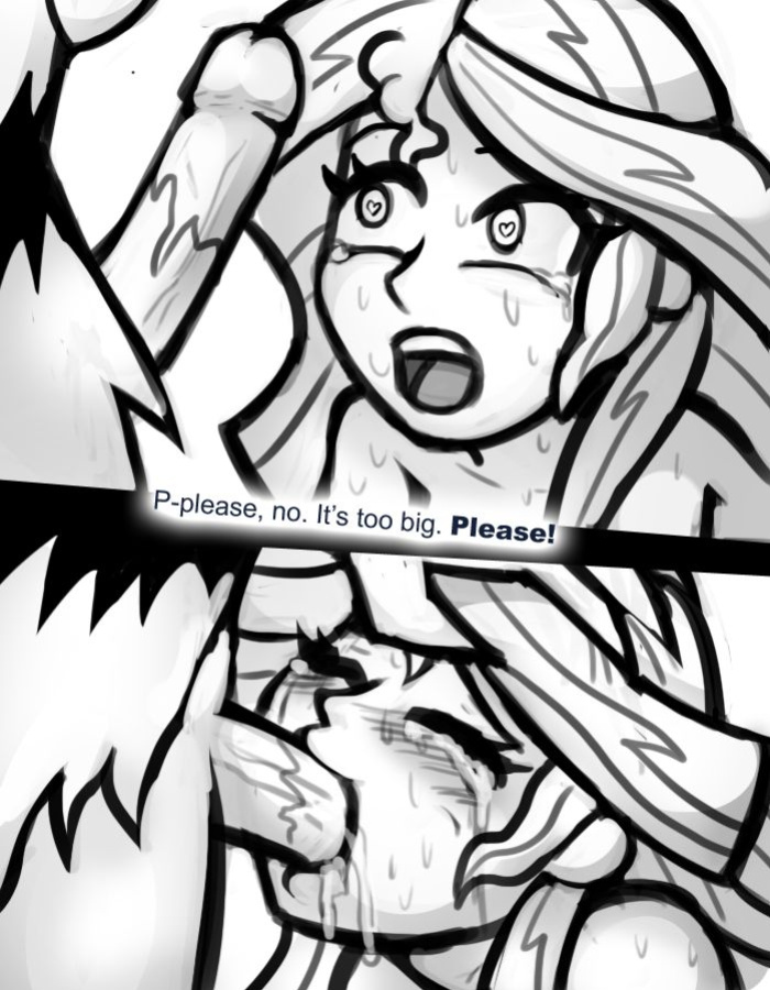[livesmutanon] MLP - Equestria Girl (B&W)