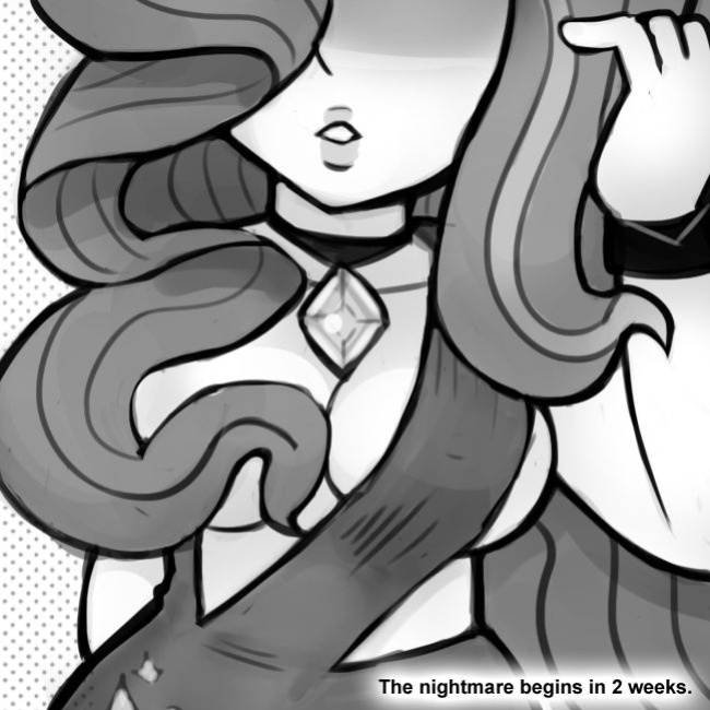 [livesmutanon] MLP - Equestria Girl (B&W)