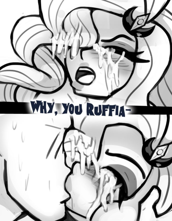 [livesmutanon] MLP - Equestria Girl (B&W)