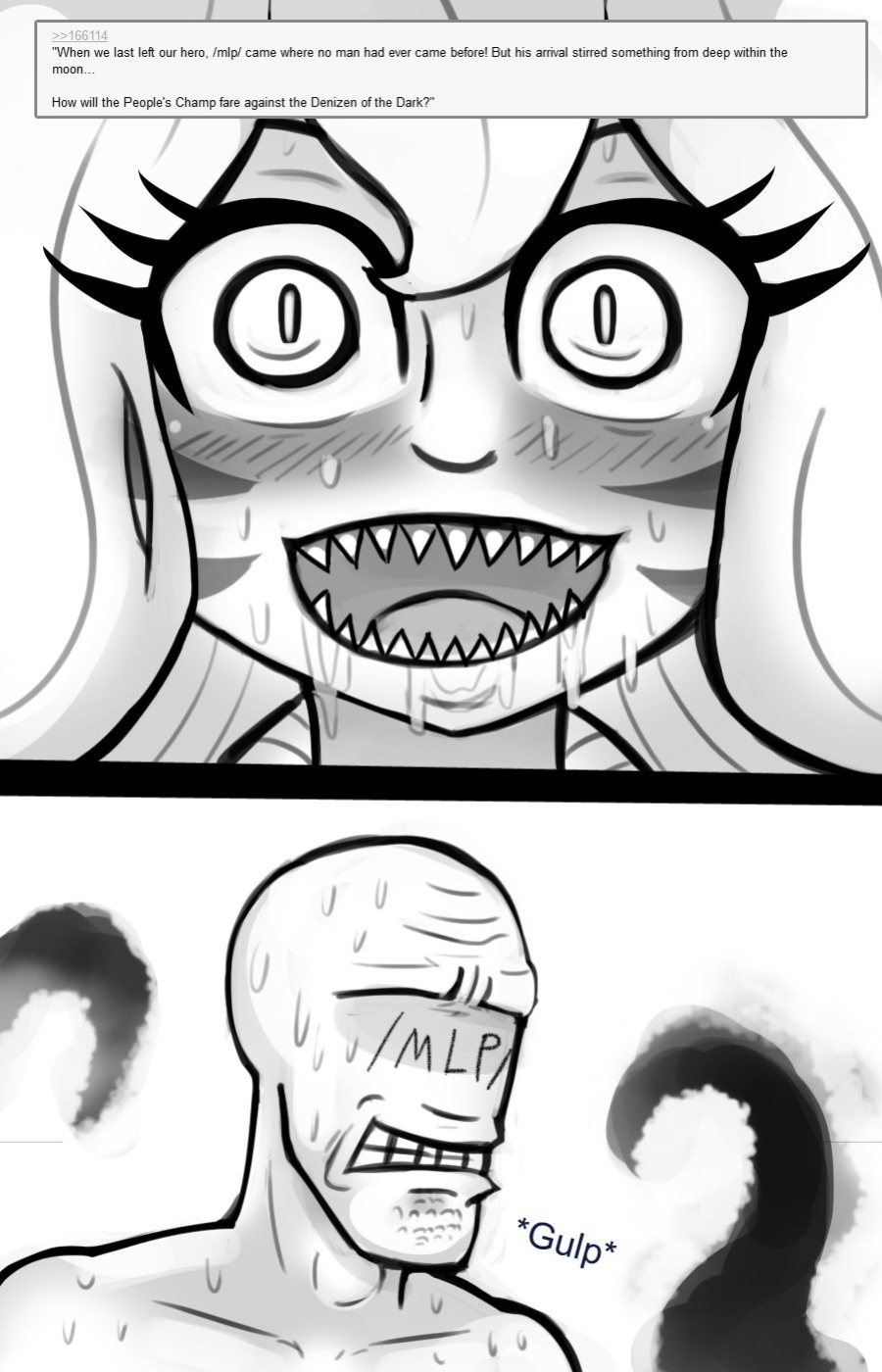 [livesmutanon] MLP - Equestria Girl (B&W)