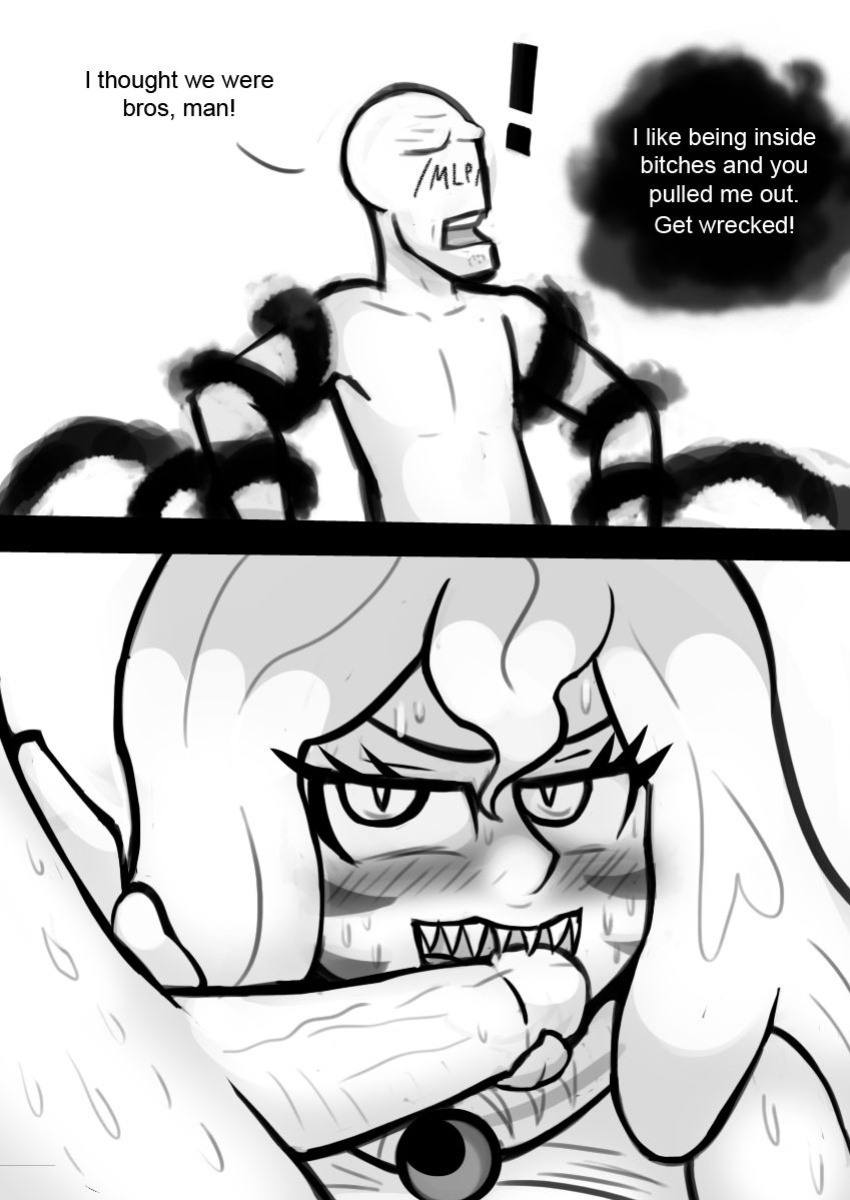 [livesmutanon] MLP - Equestria Girl (B&W)