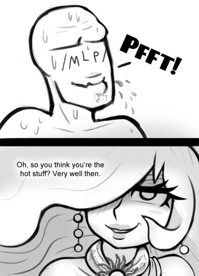 [livesmutanon] MLP - Equestria Girl (B&W)
