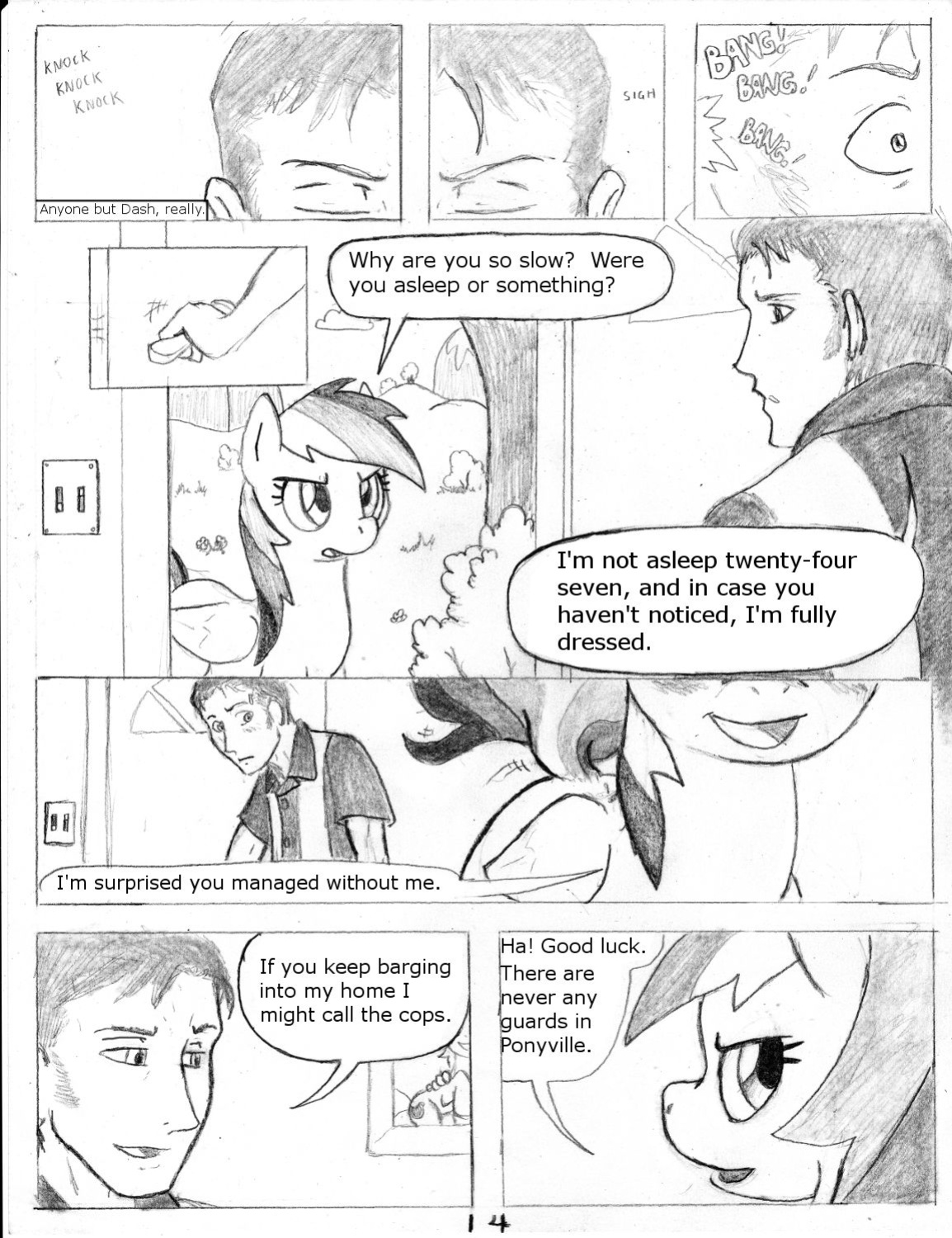 [DJ-black-n-white] Tsundere Rainbow Dash