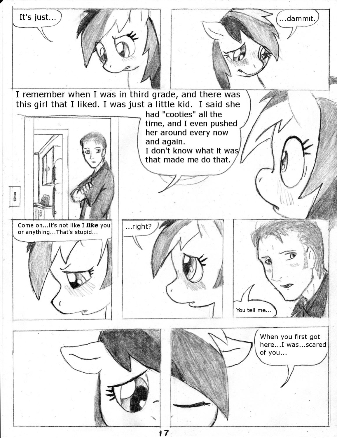 [DJ-black-n-white] Tsundere Rainbow Dash