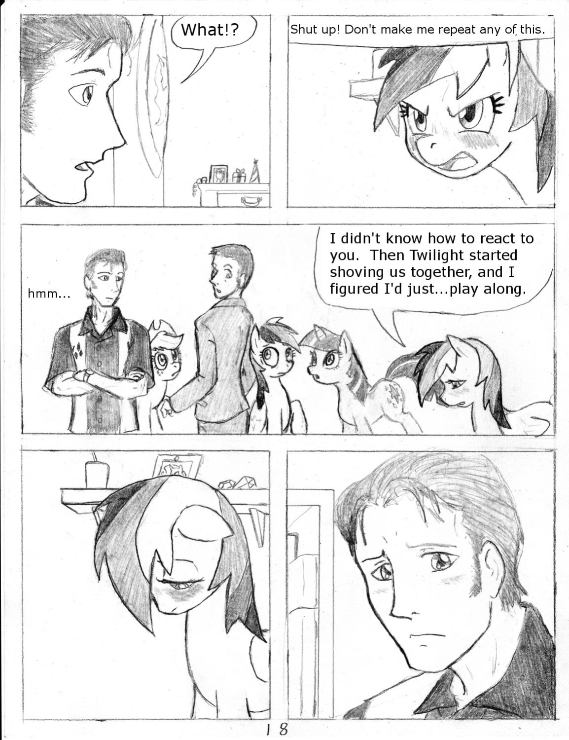 [DJ-black-n-white] Tsundere Rainbow Dash