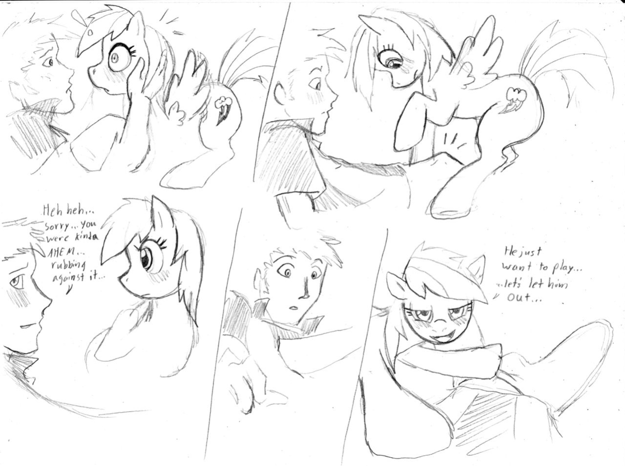 [DJ-black-n-white] Tsundere Rainbow Dash