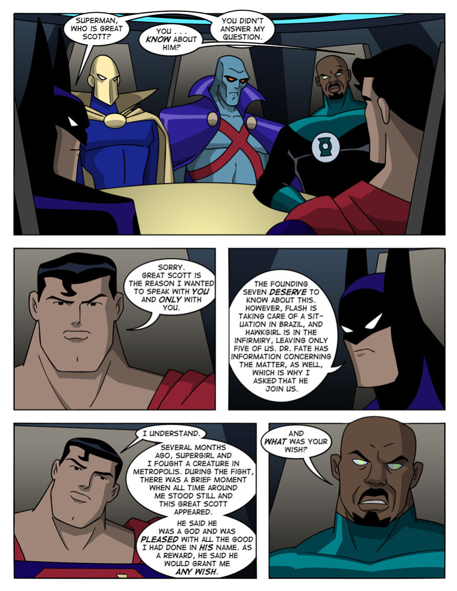 [Sharpie] JUSTICE LEAGUE - The Great Scott Saga: Part 1-4 (complete)