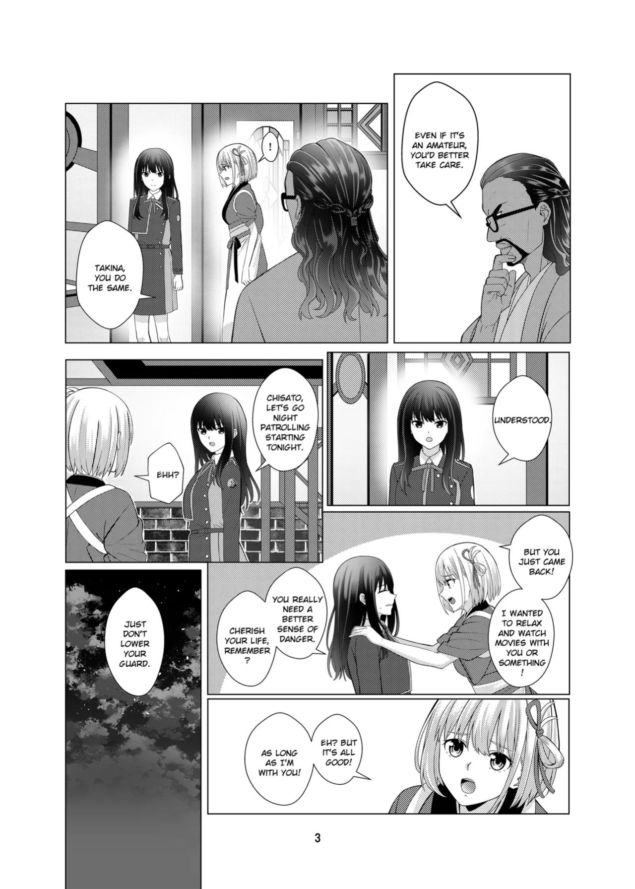 [Kudamonoichizu (Rikuu)] My Sweet Bodyguard (Lycoris Recoil) [Digital] [English] [Literally Starving]