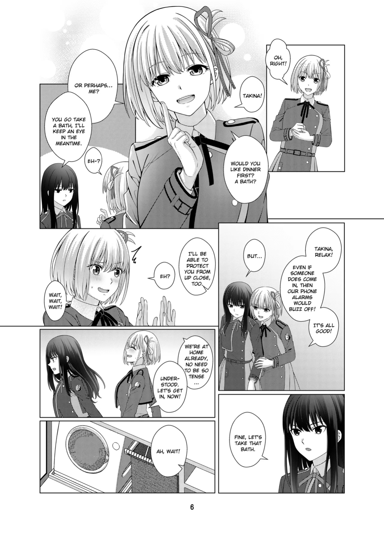 [Kudamonoichizu (Rikuu)] My Sweet Bodyguard (Lycoris Recoil) [Digital] [English] [Literally Starving]