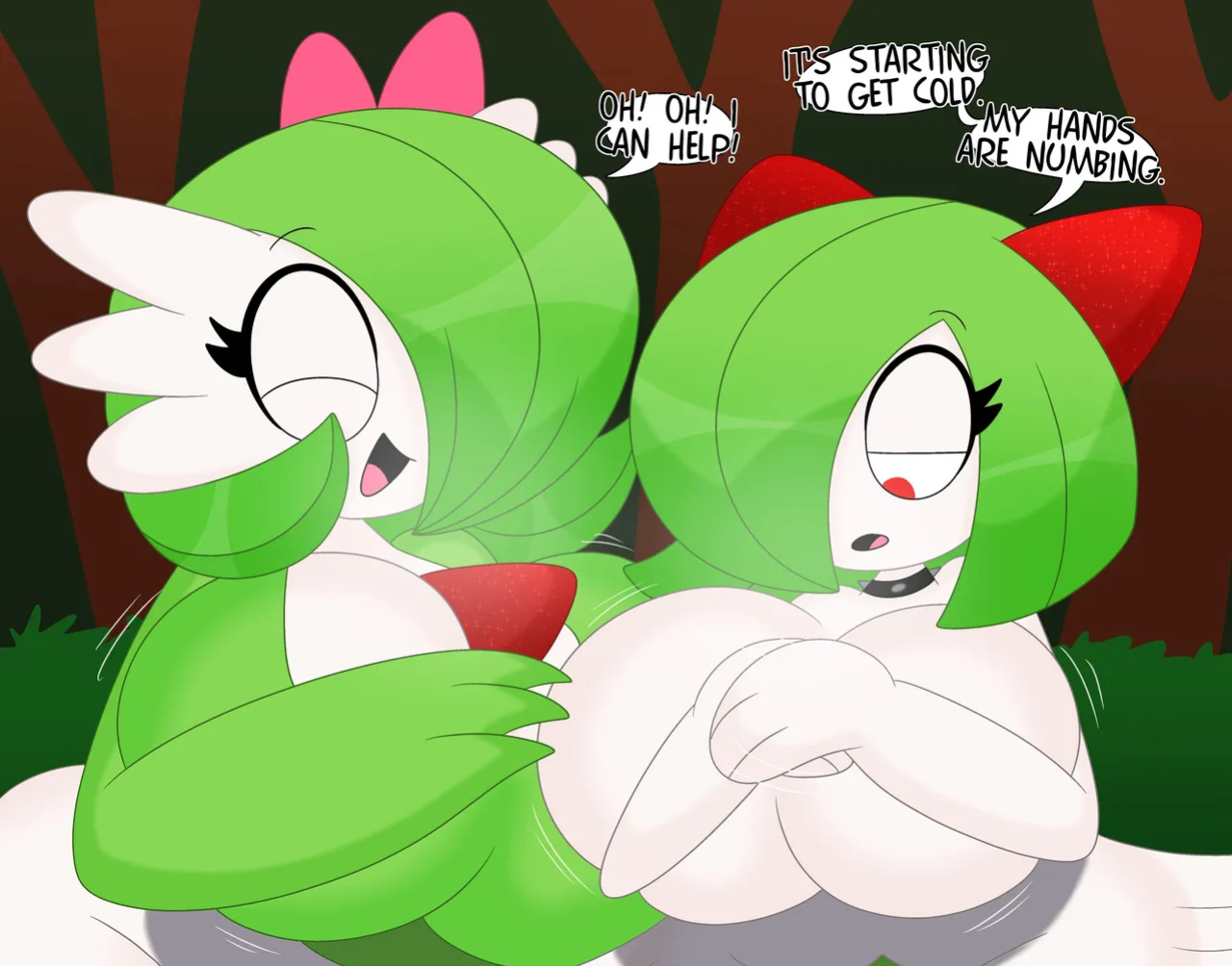 [3BArts] Mary & Vanessa (Gardevoir & Kirlia) (Pokemon)